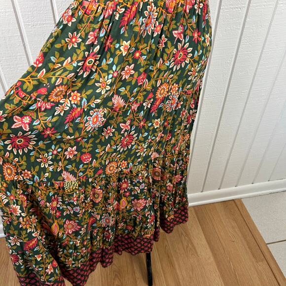 Natural Life Women Maxi Dress Boho Hippie Forest Fairy Whimsical Green Size XS - Picture 3 of 9